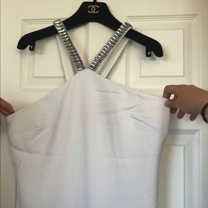 White long dress (ankle)